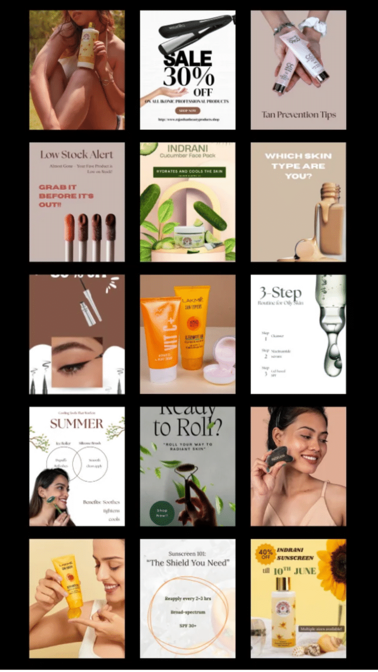 Skincare-Social Media Grid