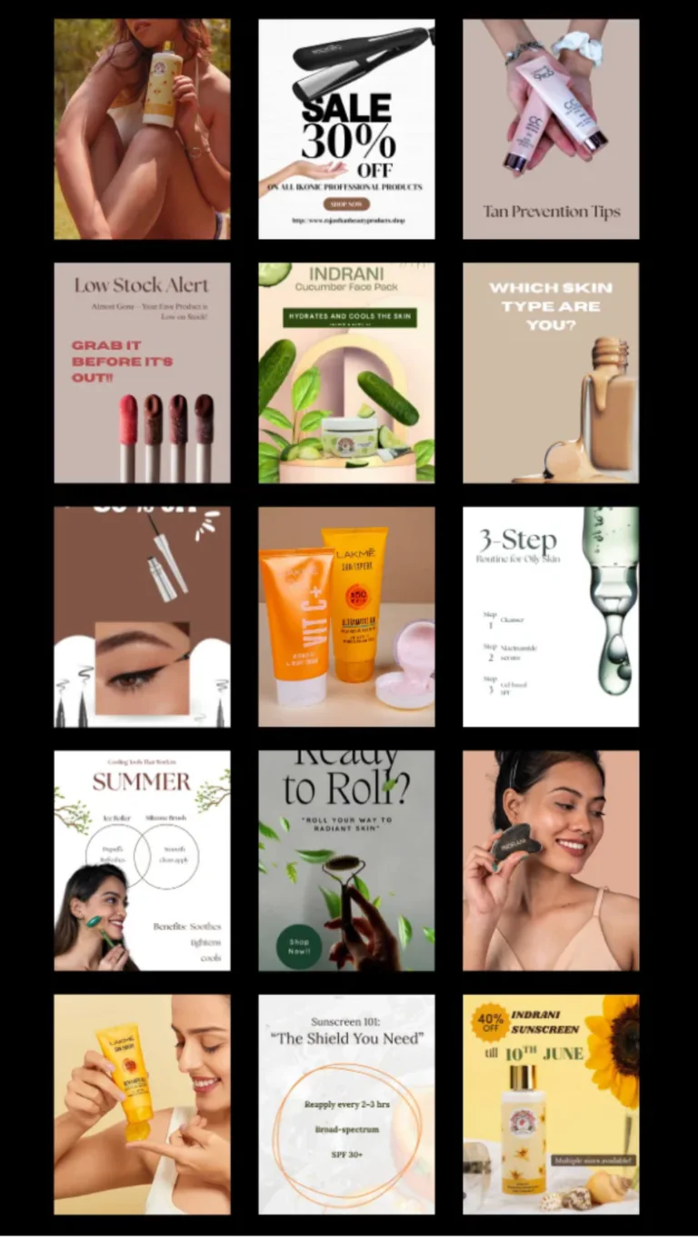 Skincare-Social Media Grid
